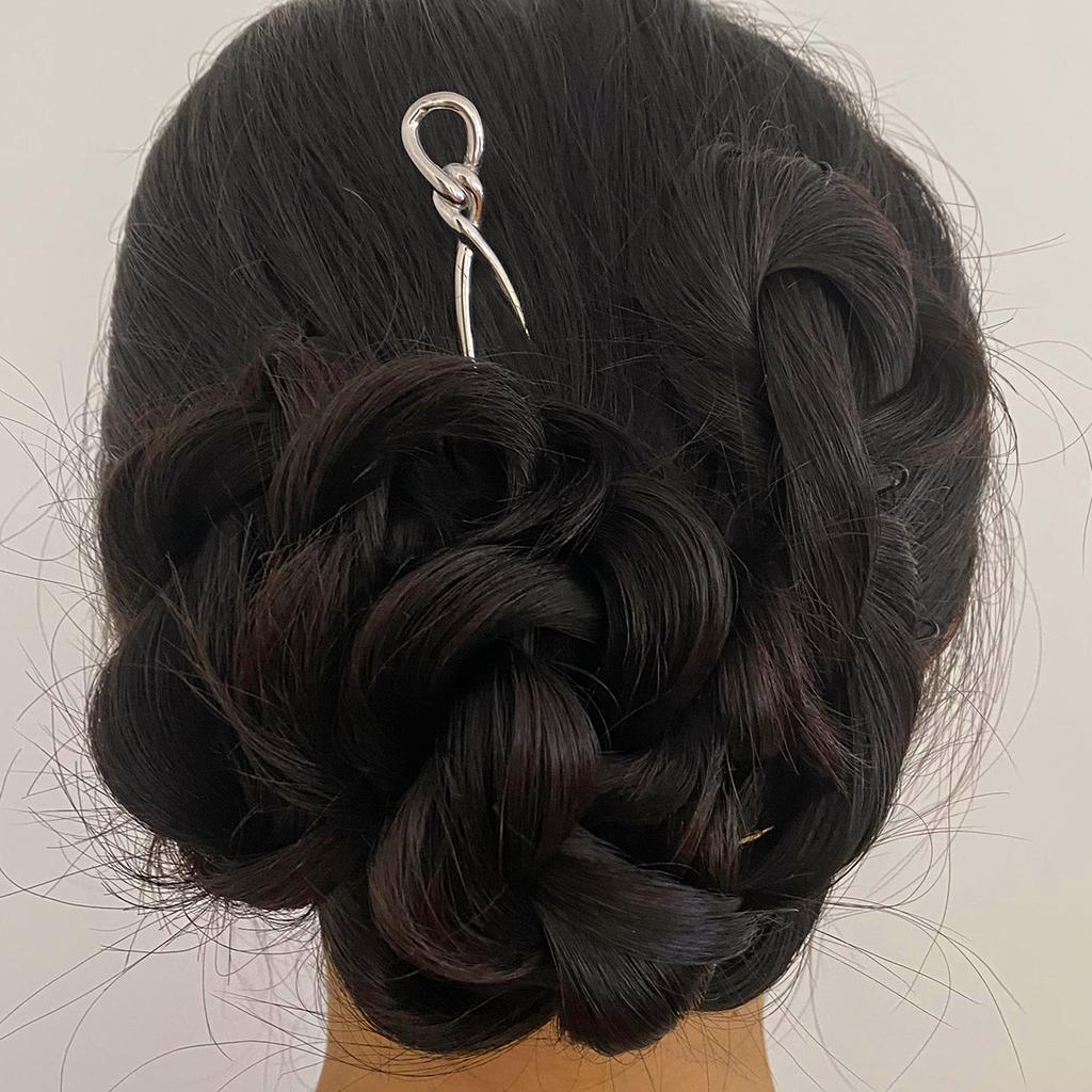 Youthway Заколка для волос из нержавеющей стали с 18-каратным золотым покрытием, металлические аксессуары для волос для женщин, головной убор, ювелирное изделие, подарок