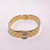 LOUIS VUITTON Monogram Small size bracelet Cuff nanogram gold Women M00251 Used