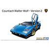 Aoshima Bunka Kyozai 1/24 The Supercar Series No. 18 '76 Wolf Countach Ver. 2 Plastic Model