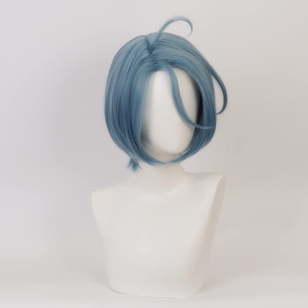 Eileen Ensemble Stars! HIMERU Cosplay Wig, Heat-Resistant, Anime Wig, Disguise Wig, School Festival Wig [Includes Net]