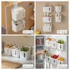 1/3Pcs Storage Wall Hanging Basket Ginger And Garlic Storage Rack Wall Hanging Storage Box Kitchen Bathroom Living Room Box
