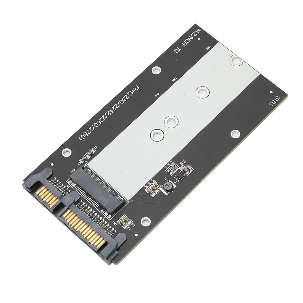 Адаптер-конвертер M.2 NGFF в SATA III 6000 МБ/с Быстрая передача Интерфейс Mass Storage Карта-конвертер для жесткого диска
