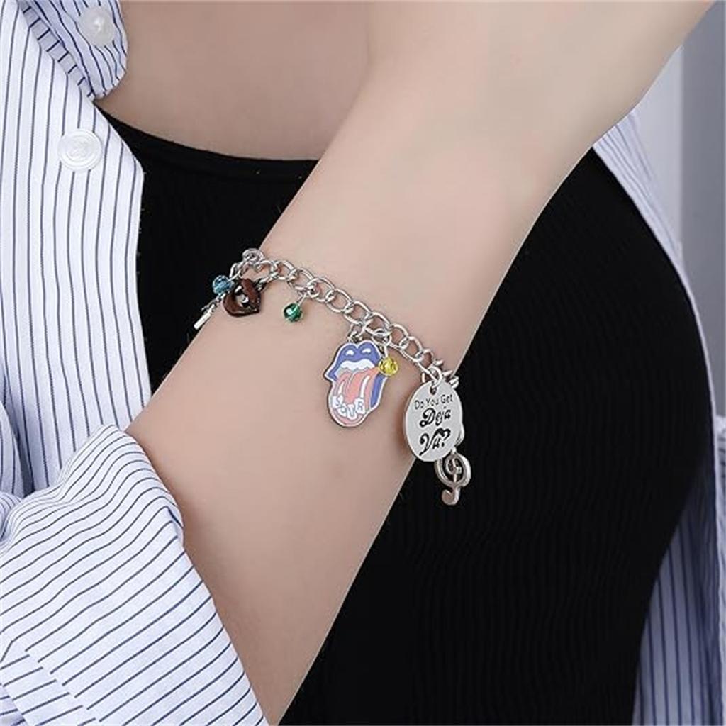 Music Bracelet Fans Gifts Stainless Steel Sour Bracelets Jewelry For Women