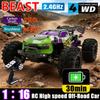 PRO/MAX 1:16 RC Машина 80 км/ч 4WD Бесколлекторная Внедорожник Дрифт Гонки Игрушки Высокоскоростное Транспортное Средство на Радиоуправлении Для Детей Взрослых На Улице
