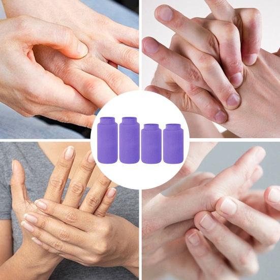 4 шт./компл., ледяные рукава для пальцев, большие пальцы ног, горячая и холодная терапия, ледяные обертывания, тендинит, триггер, опухшие пальцы, ледяные рукава