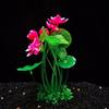 for Fish Tank Decor Beautiful Plasitc Water Grass Artificial Lotus Lotus Ornaments Aquatic Flower