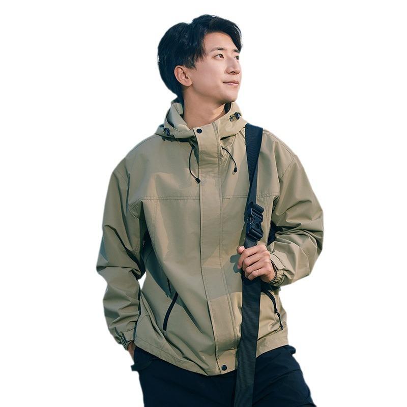 Весенне-осенняя модная мужская и женская одежда для велоспорта и альпинизма на открытом воздухе, куртка Three-Proof, повседневная спортивная куртка