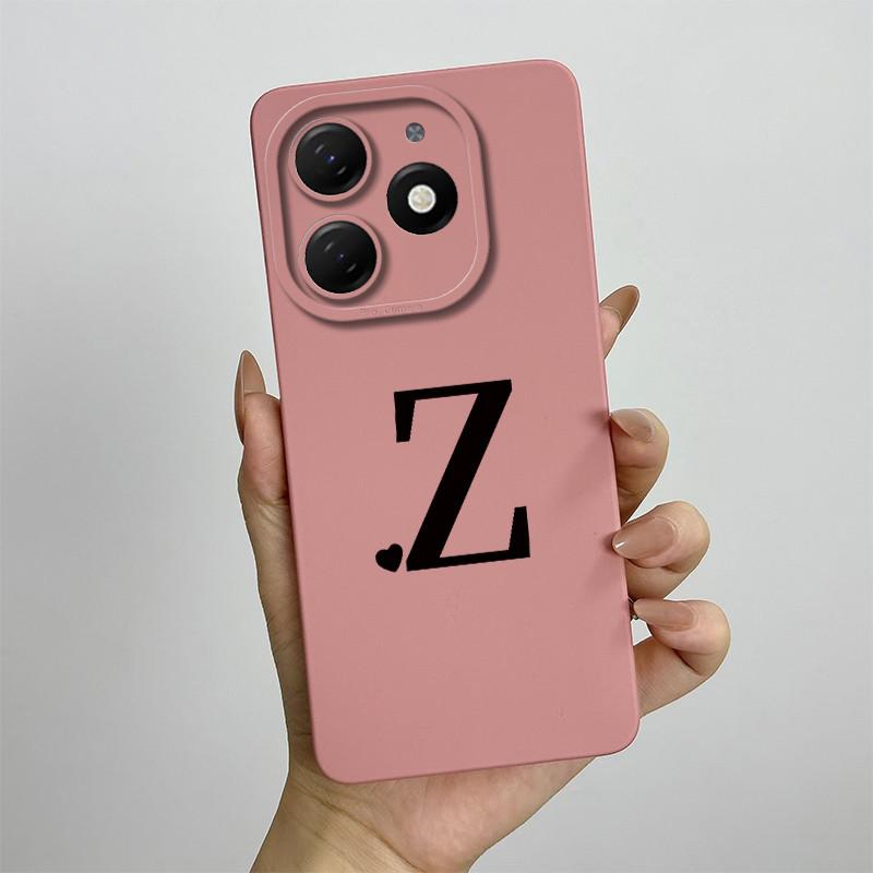 Чехол для Tecno Spark 20 Pro Чехол для телефона Tecno Spark 20 Tecno Spark 20C BG7n BG7 KJ5 KJ6 Милые начальные буквы Матовый ТПУ Мягкий чехол