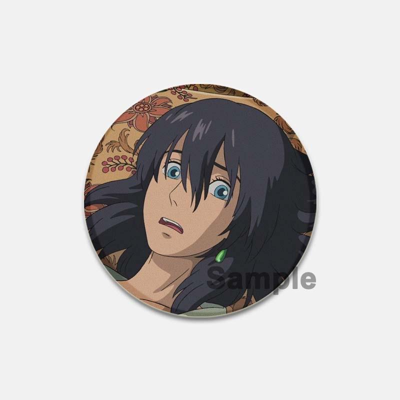 58 мм Ghibli Studio брошь мультфильм «Ходячий замок Хаула» значки для косплея эмалированные булавки коллекция нагрудник для рюкзаков декор одежды