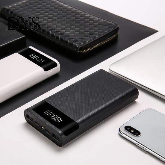 Корпус для Power Bank с цифровым дисплеем Plug Play Большая емкость Двойной USB Выход для телефона Светодиодная лампа 6x18650 Зарядный кейс Питание