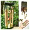 Large Copper Bell Wind Chimes - Antique Style, Aluminum Alloy Tubes for Outdoor Garden & Home Decor, Door Hanging Yard Art