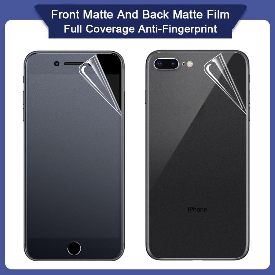 Матовая гидрогелевая пленка для экрана спереди и сзади для iPhone Air 11 12 13 mini 14 15 16 17 Pro Max X XR XS XS Max