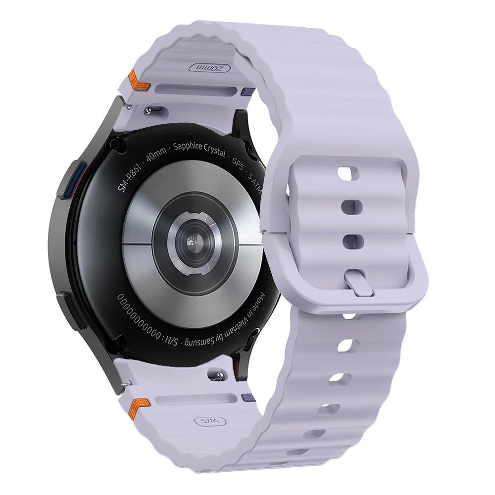 Original Silicone Band for Samsung Galaxy Watch 7 6 5 4 44mm 40mm 5Pro 45mm Bracelet for Galaxy 4/6Classic 42mm 46 43 47mm Strap