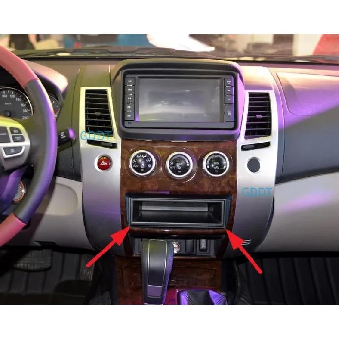 1 Pcs Stereo Box or Audio Frame for Pajero Sport KH Tape CD Box for Montero Sport 2007-2014 Box Storage Frame 8002B661 8010A224