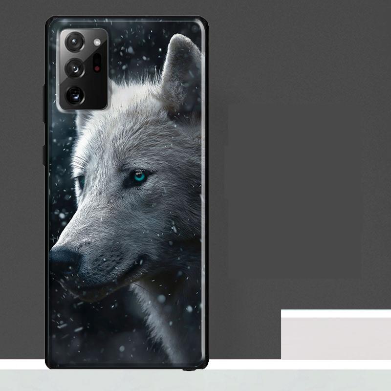 Чехол-Арт с Воем Волка для Samsung Galaxy S25 Ultra S23 S22 S21 S24 Ultra S9 S10 S20 Plus S25 FE