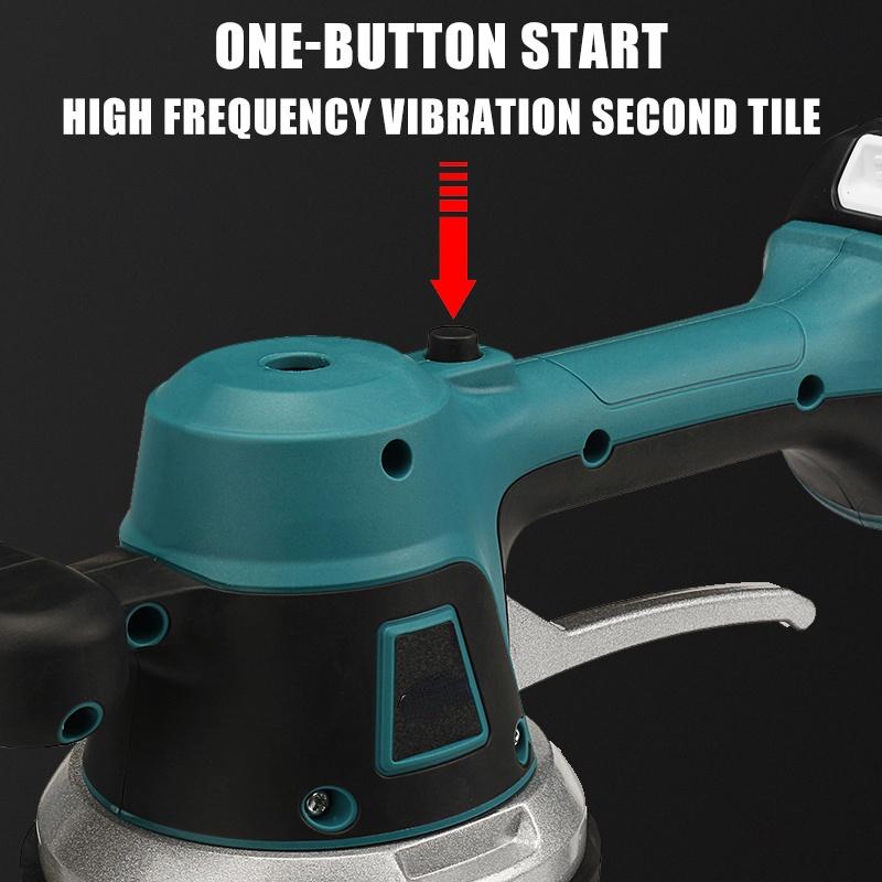 Машина для укладки плитки, плитка, вибратор на присоске, 1800 Вт, регулируемый автоматический вибратор для пола, инструмент для выравнивания пола, аккумулятор 18 В