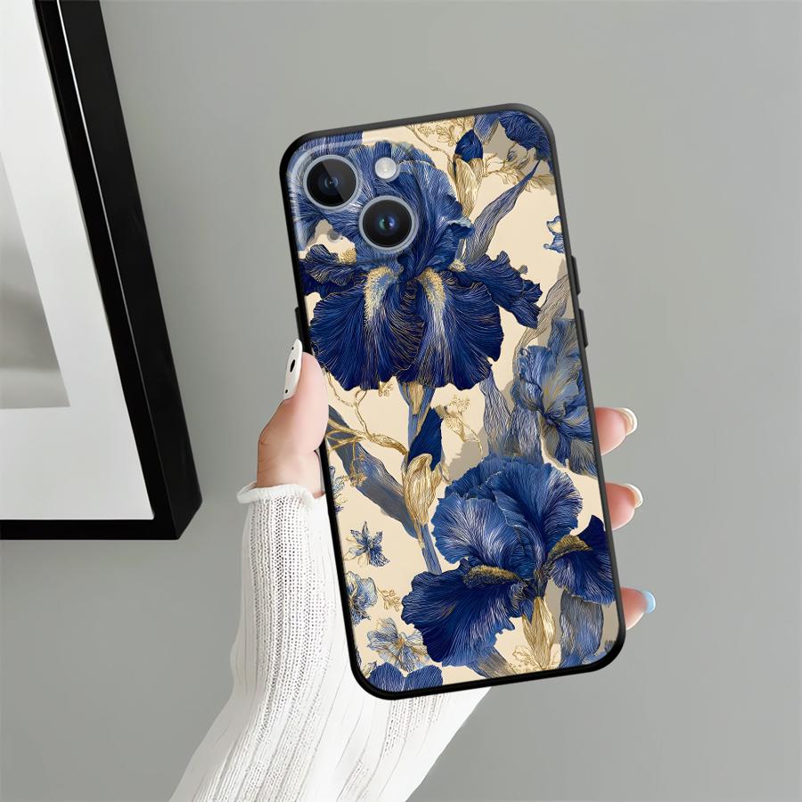 Красивый чехол с цветами для Apple iPhone 17 Pro Max 13 14 11 15 Pro 7 8 16 Air XR XS MAX 12 Funda Чехол для телефона