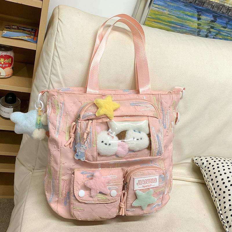 Children's Schoolbags Elementary School Girls Junior High School Students High Value Two Piece Pain Bag Backpack