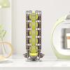 Coffee Capsule Holder 24 Capsules Coffee Capsule Dispenser Metal Holder Rotatable Capsule Storage Rack Coffee Accessories
