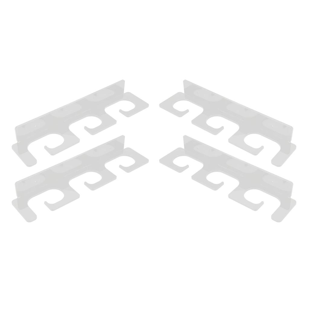 4 шт. держатель для удочек прочный, экономящий место, стильный, держащий 6 удочек, настенная стойка для удочек