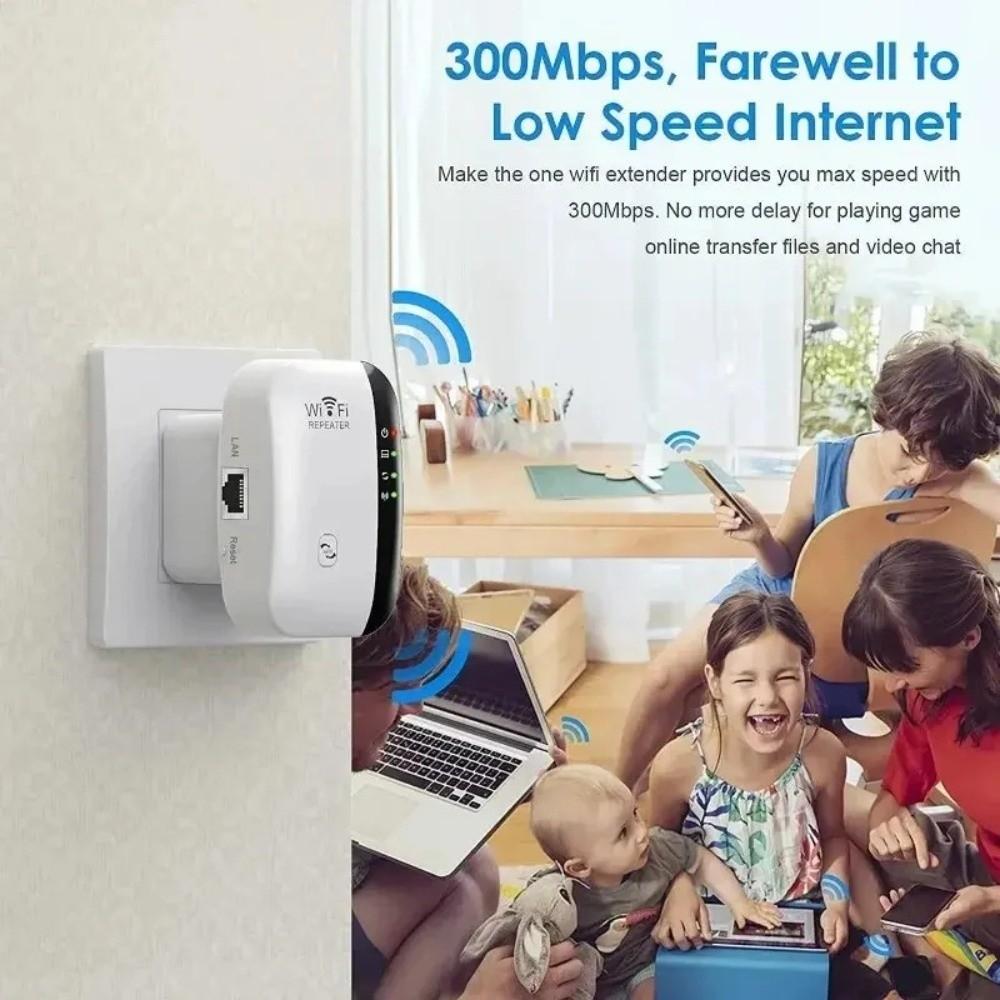 Усилитель WiFi роутера Беспроводной WiFi репитер Черный Усилитель Wi-Fi сигнала ТВ