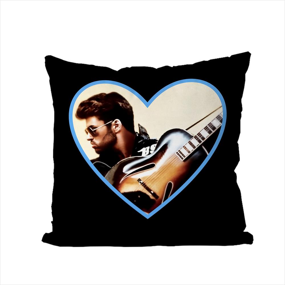 Singer GGeorge Michael Pillow Case For Car Sofa Decorative Home Doublesided Print Plush Square Throw Pillow Cushion Cover