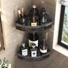 DANLE Kitchen Bathroom Wall-Mounted Storage Rack