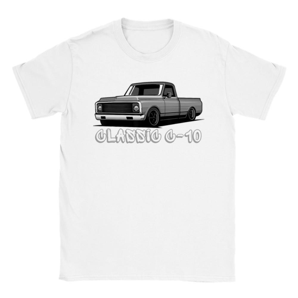 Классическая унисекс футболка с круглым вырезом Chevy C10