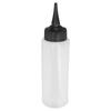 3pcs Hair Color Shampoo Applicator Bottle Refillable Hair Salon Squeeze Bottle with Cover