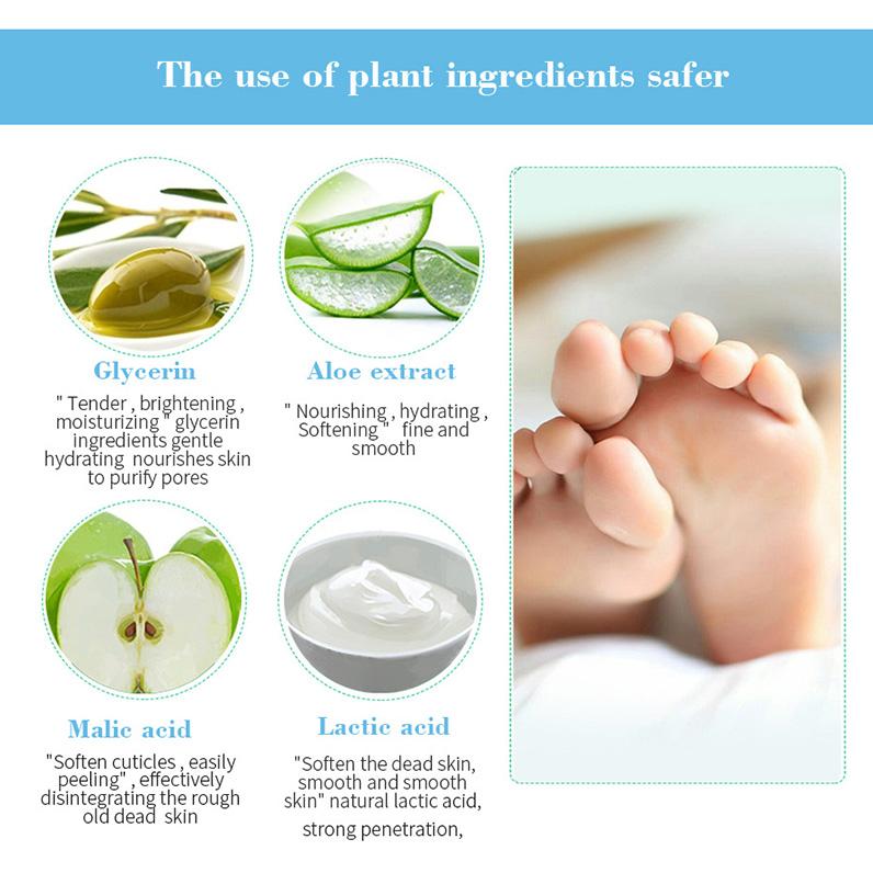 Feet Exfoliating Foot Mask Skin Peeling Dead Skin Feet Mask Socks For Pedicure Socks Foot Cream for Heels