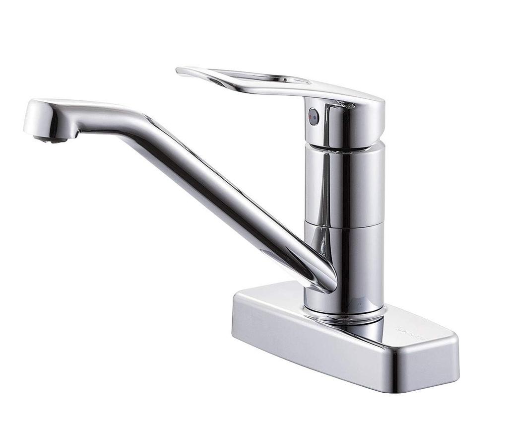 SANEI Single Deck Mixer Tap for Mini Water Saving Eco Foam Splash Installation Pitch Kitchens, Tap, Tap, Tap, Prevention, 102mm, K77CEV-13