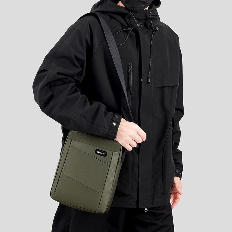 Мужская многофункциональная наплечная сумка водонепроницаемый портфель прочная ткань Оксфорд деловая сумка-тоут с несколькими отделениями