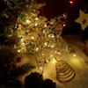 Luminous Christmas Tree Topper Decoration Glitter Xmas Tree Ornaments  Navidad