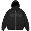 Supreme ББ. Толстовка с капюшоном на молнии Simon Черная