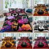 Rock Music King Queen Duvet Cover Electric Guitar Punk Style Bedding Set Youth Fashion Hip Hop 3D Polyester Comforter Cover