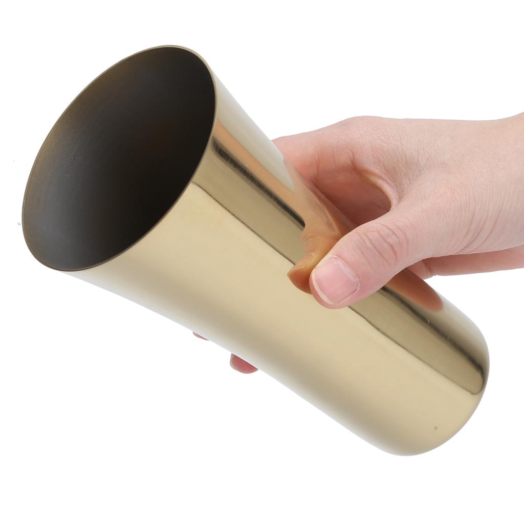 Декоративная кружка из нержавеющей стали для воды, пива, холодных напитков, сока, для дома, ресторана, декор, золото, 395 мл