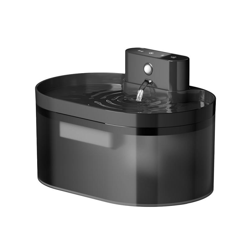 Cordless Rechargeable Pet Drinking Fountain 4L Stainless Steel Automatic Water Bowl Dispenser for Cat Dog Home
