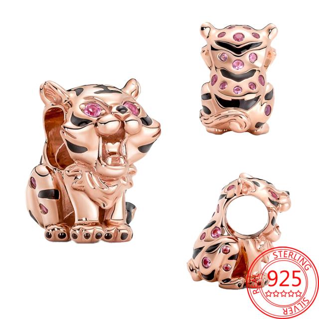 Новый брелок-ключ в виде божьей коровки и сердца, подходит для оригинального модного браслета из стерлингового серебра S925, брелок-подвеска для девочки, подарок