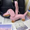 Dachshund Puppy Keychain: Cute Dog Pendant for Bags & Cars - Perfect Creative Gift