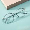 Hot Sale Ladies Fashion Anti-blue Light Glasses Simple Optical Glasses Personality Polygon Korean Female Glasses