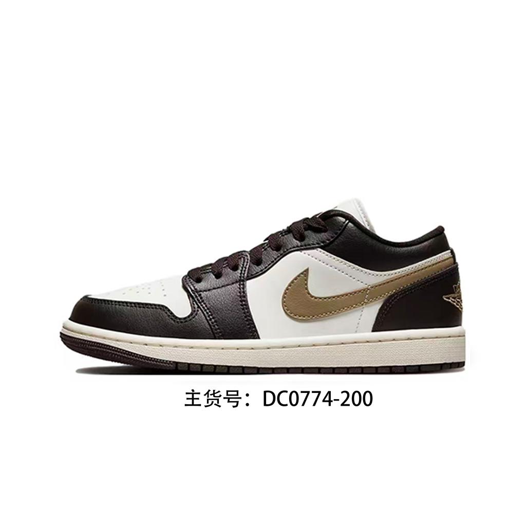 Jordan Air Jordan 1 Low Винтажные Баскетбольные Кроссовки Унисекс Черно-Фиолетовые DC0774-200(Команда413-)