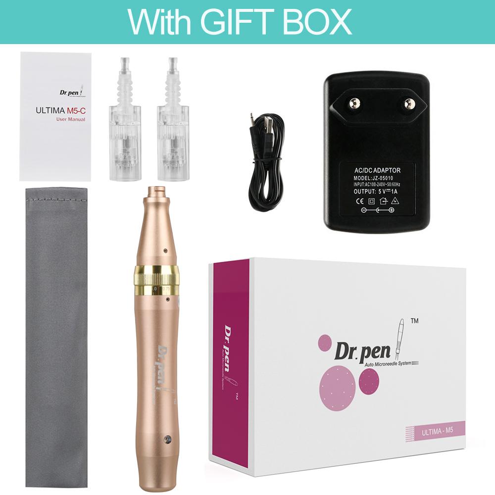 Dr.Pen Ultima M5C Проводная ручка для микроигл против морщин, удаления шрамов, прыщей, дермы, микроигла MTS, устройство для ухода за кожей, косметическое устройство