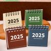 Настольный календарь 2025 Кавайный мини-календарь Список дел Ежедневный ежемесячный годовой планировщик Управление временем Настольные украшения Канцелярские товары