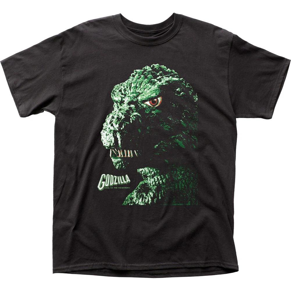 Godzilla Portrait Mens T Shirt Cult Classic Monster Movie Tee New Black