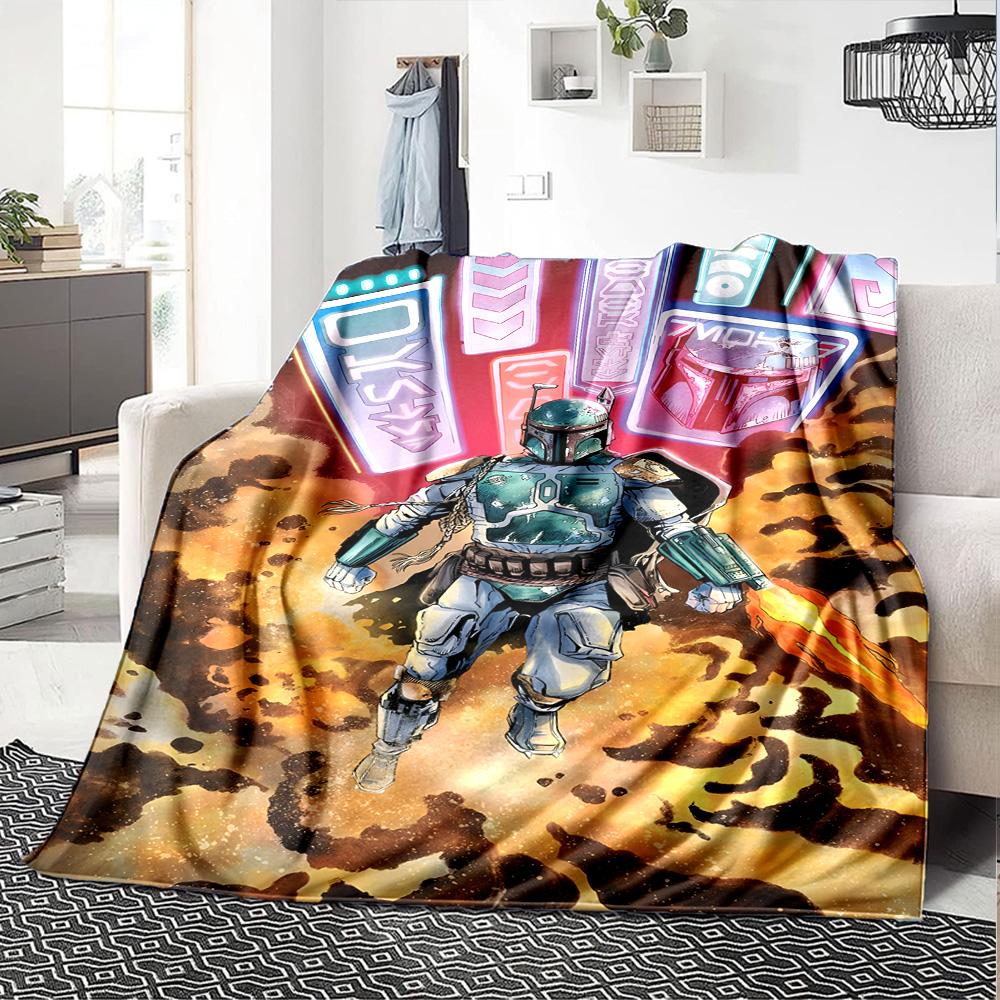 Star Wars Blanket Warmthful Decor Perfect for Bed Bedding Office Chair for All Occasions Modern Style Best Holiday Gift for Friends Family