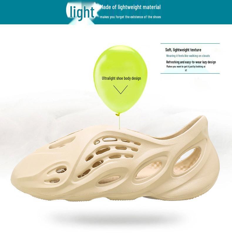 Men's, Women's, and Kids' Summer EVA Sandals - Cross-Border Hole Design