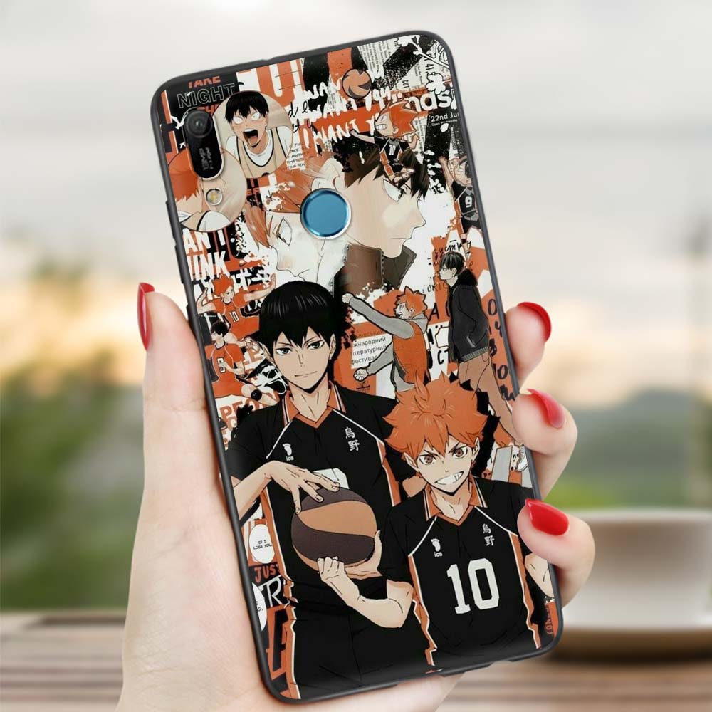 Чехол для телефона Huawei P30 Pro P40 Lite EP Smart Z Y7 Y6 2019, силиконовая задняя крышка, сумка для мобильного телефона, аниме Oya Haikyuu Love Volleyball