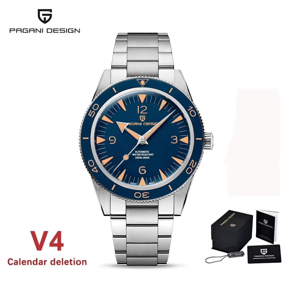 PAGANI DESIGN Men's Mechanical Watch MIYOTA-8215 Stainless Steel Luxury Ys005 Sapphire Waterproof 20bar