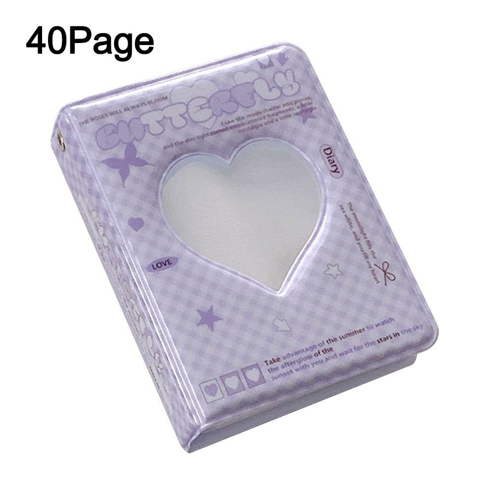 Полый держатель для фотокарточек 3 дюйма, книга для именных карточек, новый мини-фотоальбом