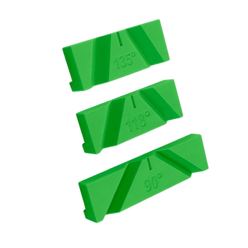 Набор из 3 приспособлений для заточки сверл для поддержания постоянного угла 90/118/135 градусов, совместимый с электрическими настольными шлифовальными станками